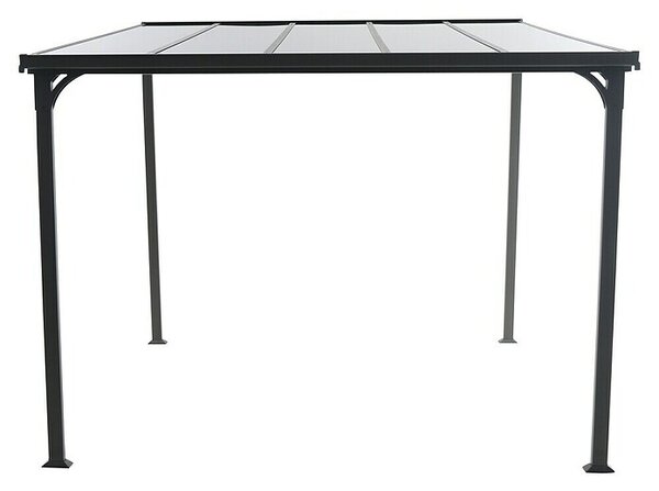 Sunfun Paviljon Ciper (Š x G: 300 x 300 cm, Antracitne barve, Jeklo, Barva strehe: Antracitne barve)