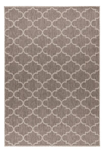 PREPROGA ZA ZUNANJO UPORABO Taupe 120/170 cm tkano rjavosiva