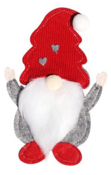 Etui za pribor SANTA GNOME rdeče, 1 kos
