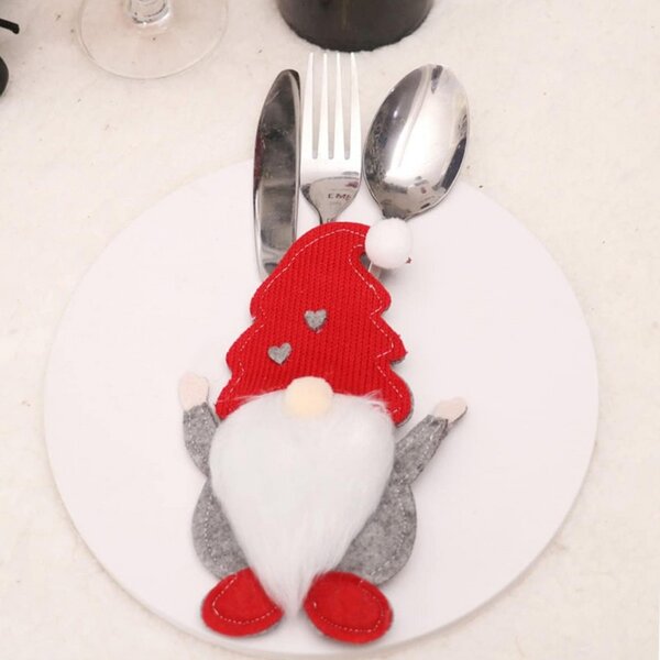 Etui za pribor SANTA GNOME rdeče, 1 kos