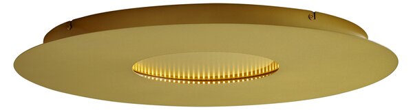 Sodobna stropna svetilka zlata 60 cm vklj. LED z možnostjo zatemnitve v 3 korakih - Morning