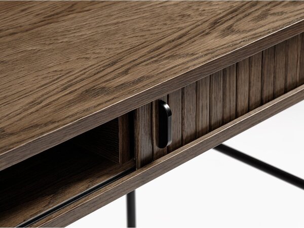 Pisalna miza v hrastovem dekorju 60x120 cm Nola – Unique Furniture