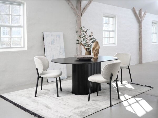 Beli jedilni stoli v kompletu 2 ks Swan – Unique Furniture