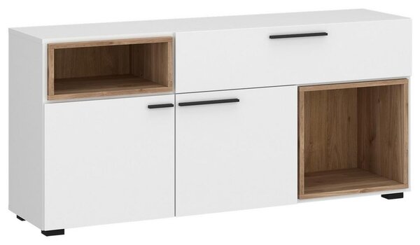 Modern Living Komoda Marlow, Bela, Barva Hrasta