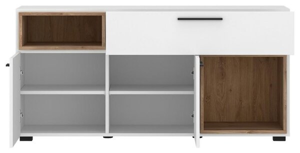 Modern Living Komoda Marlow, Bela, Barva Hrasta