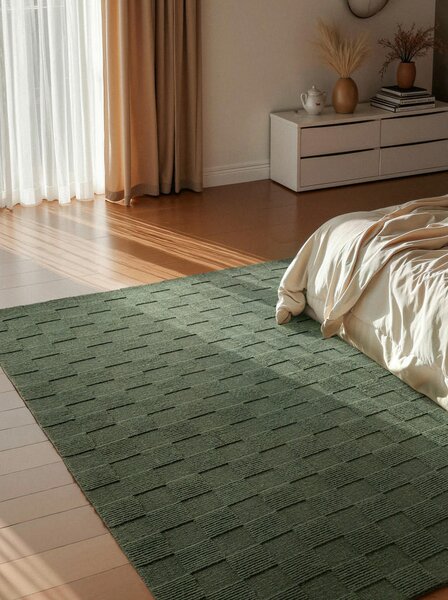 TKANA PREPROGA Kollektion 1766 160/230 cm tkano gozdno zelena