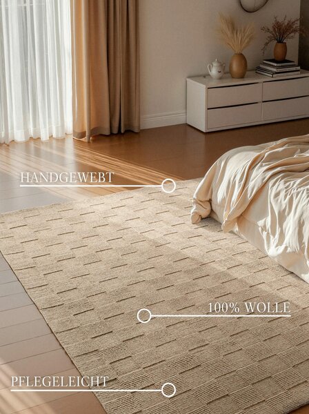 TKANA PREPROGA Kollektion 1766 120/170 cm tkano svetlo rjava