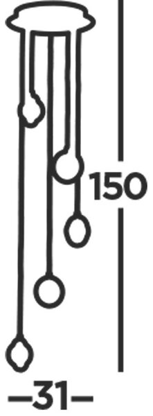 VISEČA LED-SVETILKA Quartz 1020 lm 4000 K