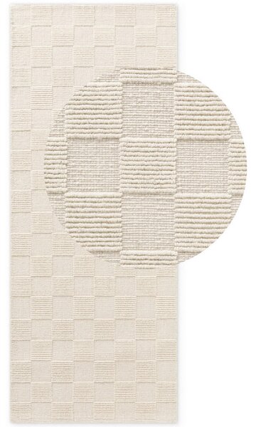 TEKAČ Kollektion 1766 80/200 cm tkano krem barve