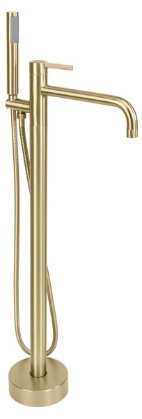 Samostoječa mešalna pipa Rea Foster Brush Gold