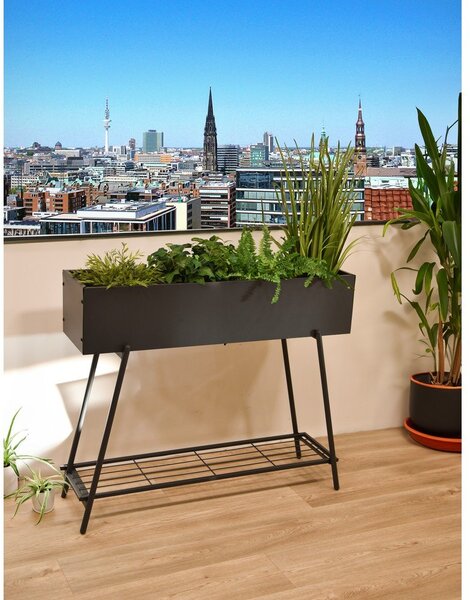 Jeklen dvignjen cvetlični lonec 30 cm Jasmine – Garden Pleasure