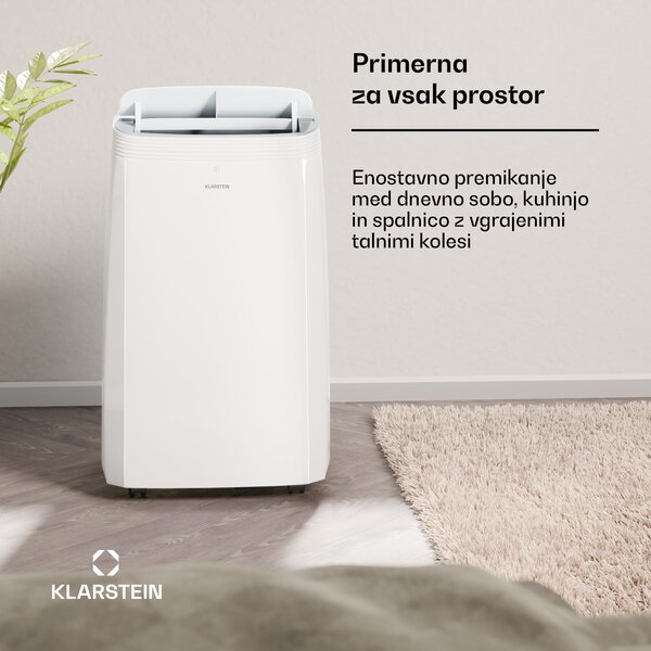 Klarstein Grandbreeze mobilna klimatska naprava | 12000 BTU | 42 cm | 56 m² | Energijski razred A+
