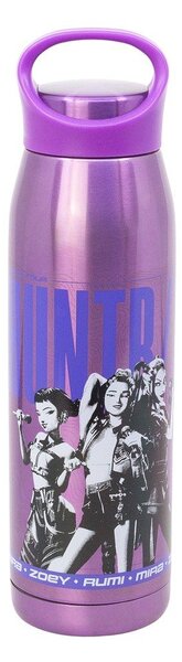 Vijolična otroška steklenička za vodo iz nerjavečega jekla 665 ml K-Pop Demon Hunters – STOR