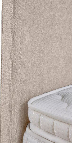 POSTELJA BOXSPRING x , tekstil, leseni material bež