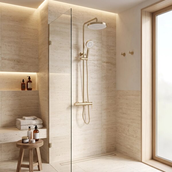 Komplet za prhanje Rea Grace Brush Gold
