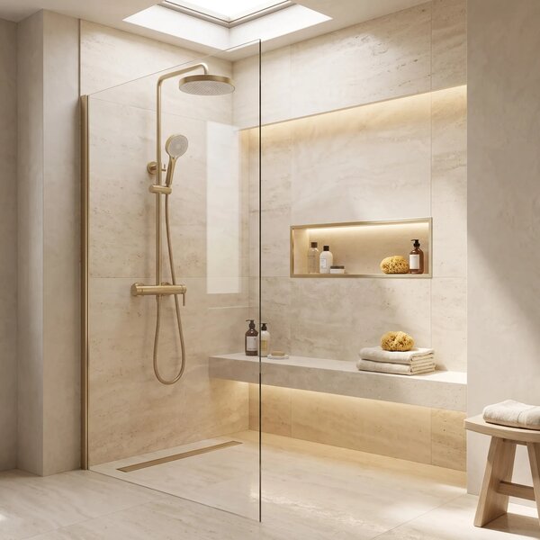 Komplet za prhanje Rea Grace Brush Gold