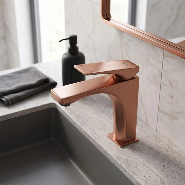 REA PREMIUM Joe Mešalnik za umivalnik Brush Copper low