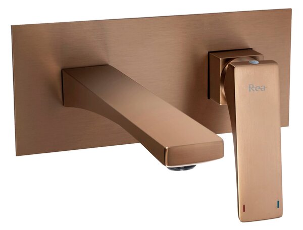 REA PREMIUM Joe Brush Copper Skrita armatura za umivalnik