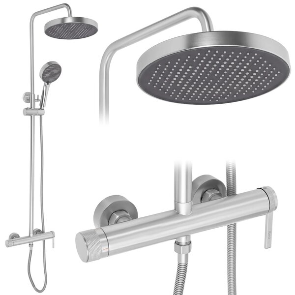 Komplet za prhanje Rea Grace Brush Nickel