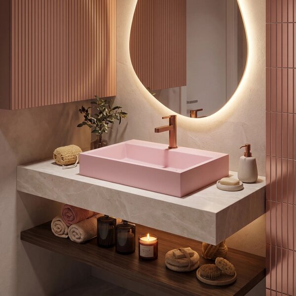 GOYA PINK konglomeratni umivalnik 50CM