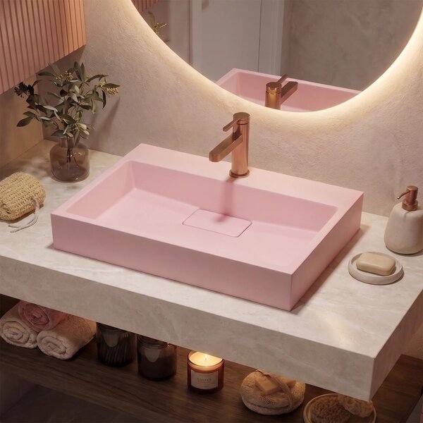 GOYA PINK konglomeratni umivalnik 60CM