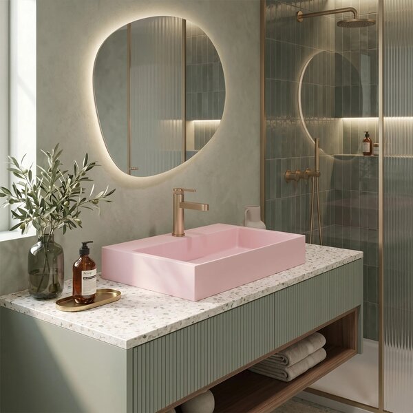 GOYA PINK konglomeratni umivalnik 50CM