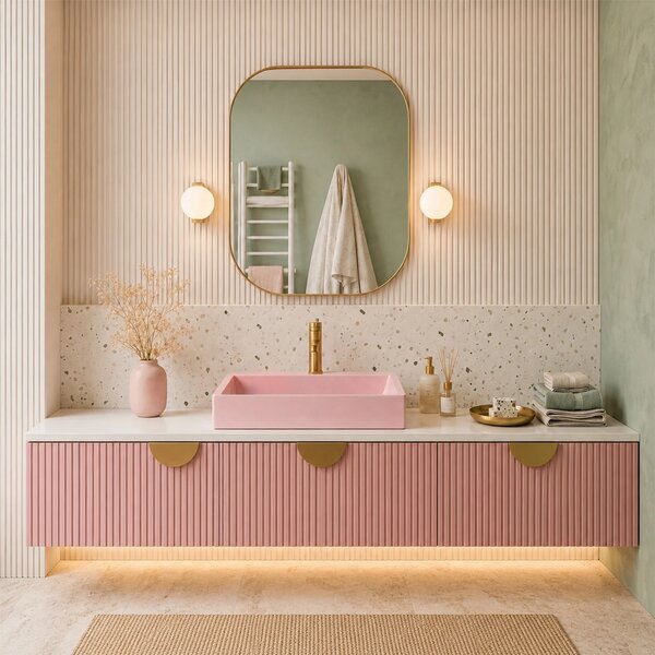 GOYA PINK konglomeratni umivalnik 50CM