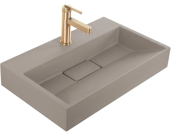 Konglomeratni umivalnik Rea GOYA 60CM Taupe