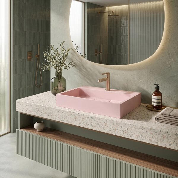 GOYA PINK konglomeratni umivalnik 50CM