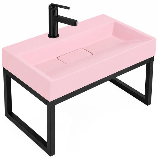 GOYA PINK konglomeratni umivalnik 60CM + stojalo