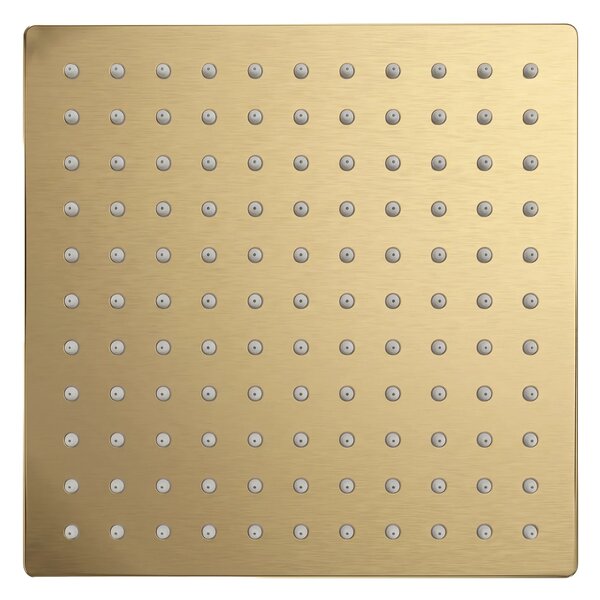 Kvadratna nadglavna prha REA JS-P015BG 25cm Brush Gold