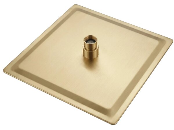 Kvadratna nadglavna prha REA JS-P015BG 25cm Brush Gold
