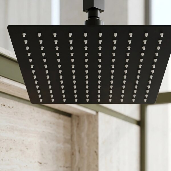 Kvadratna nadglavna prha REA JS-P015B 30cm Black