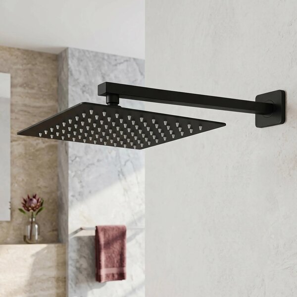 Kvadratna nadglavna prha REA JS-P015B 30cm Black