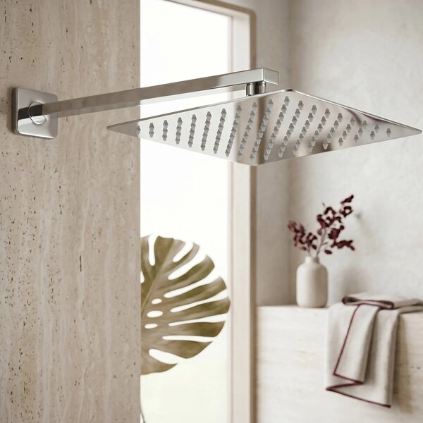 Kvadratna nadglavna prha REA JS-P015 30cm Chrome