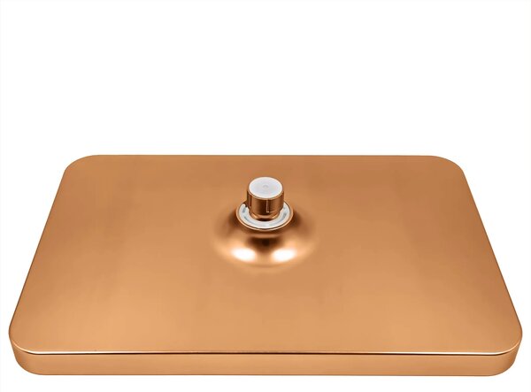 Pravokotna naglavna prha REA JS-032 Brushed Copper