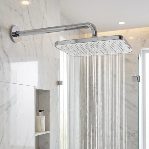 Pravokotna naglavna prha REA JS-032 Chrome