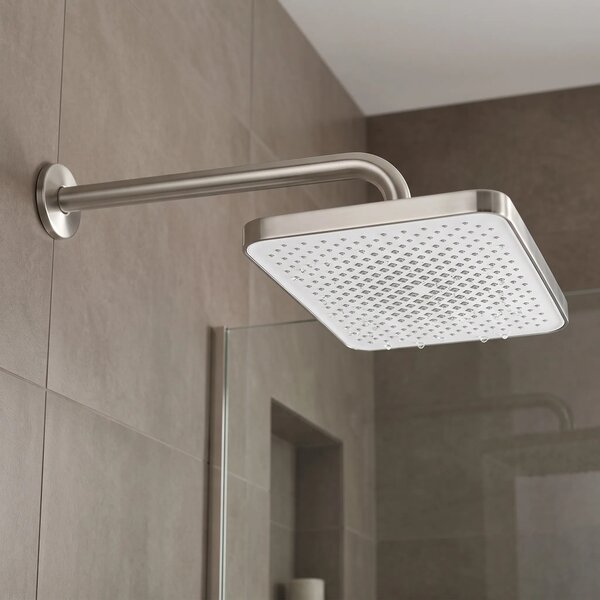Pravokotna naglavna prha REA JS-032 Brushed Nickel