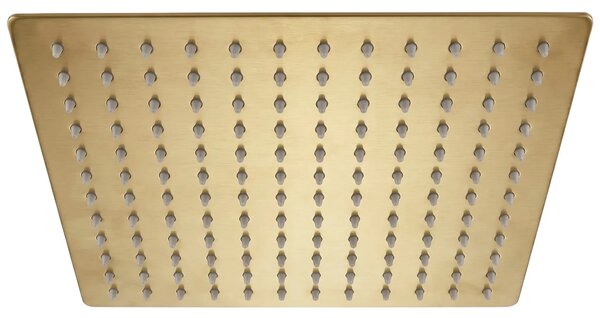 Kvadratna nadglavna prha REA JS-P015BG 30cm Brush Gold