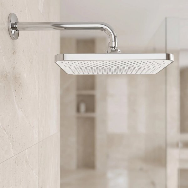 Pravokotna naglavna prha REA JS-032 Chrome