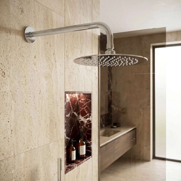 Okrogla tuš glava REA JS-P014 25cm Chrome