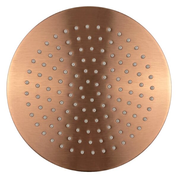Okrogla tuš glava REA JS-P014BRG 25cm Brush Copper