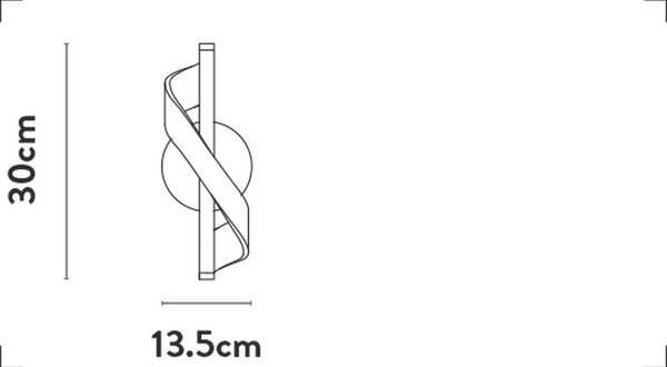 STENSKA LED-SVETILKA Lux & Belle 8 W 270 lm 3000 K 220-240 V