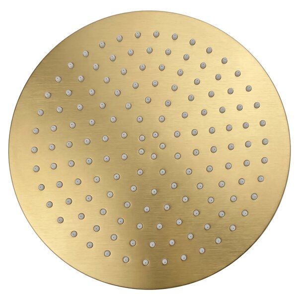 Okrogla tuš glava REA JS-P014BG 30cm Brush Gold