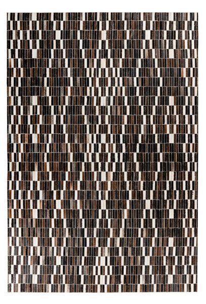 TEKAČ 80/150 cm tkano črna, bela