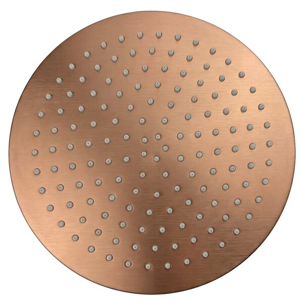 Okrogla tuš glava REA JS-P014BRG 30cm Brush Copper