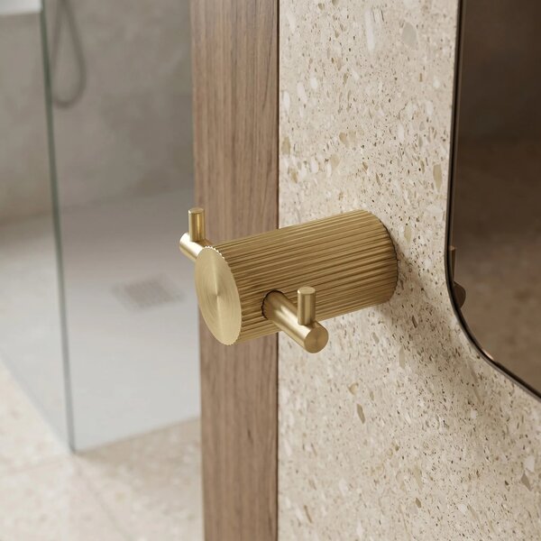 Kopalniški obešalnik 64104A SOLO Brush Gold