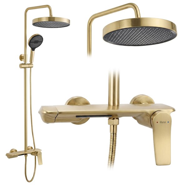 Komplet za prhanje Rea Vision Brush Gold