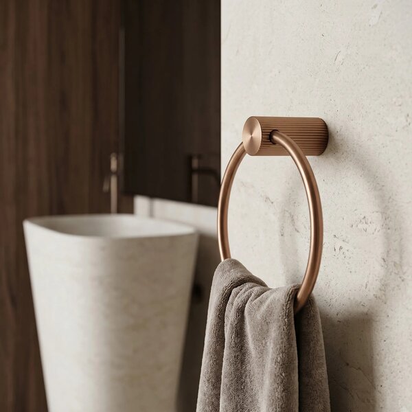 Kopalniški obešalnik Ring 64106 SOLO Brush Copper