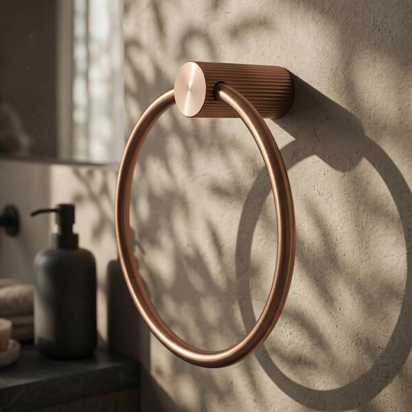 Kopalniški obešalnik Ring 64106 SOLO Brush Copper